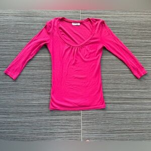 Vintage Michael Stars pink 100%  supima cotton top fits many